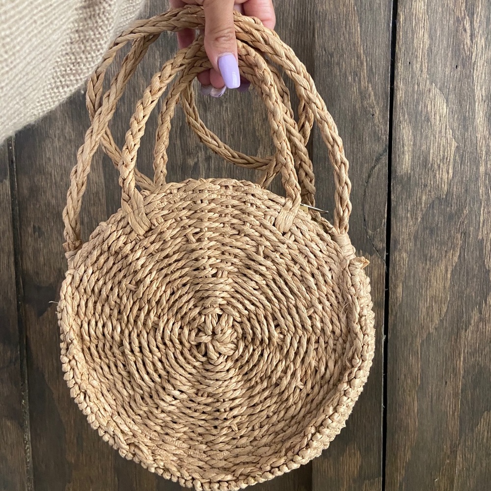 Straw Crossbody Bag